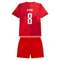 Kanada Ismael Kone #8 Fußballbekleidung Heimtrikot Kinder WM 2026 Kurzarm (+ kurze hosen)